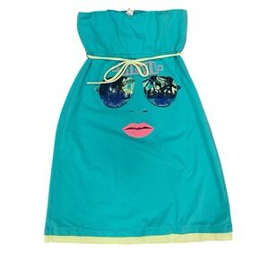 ⭐️Diesel⭐️ Strapless Dress With Graffic